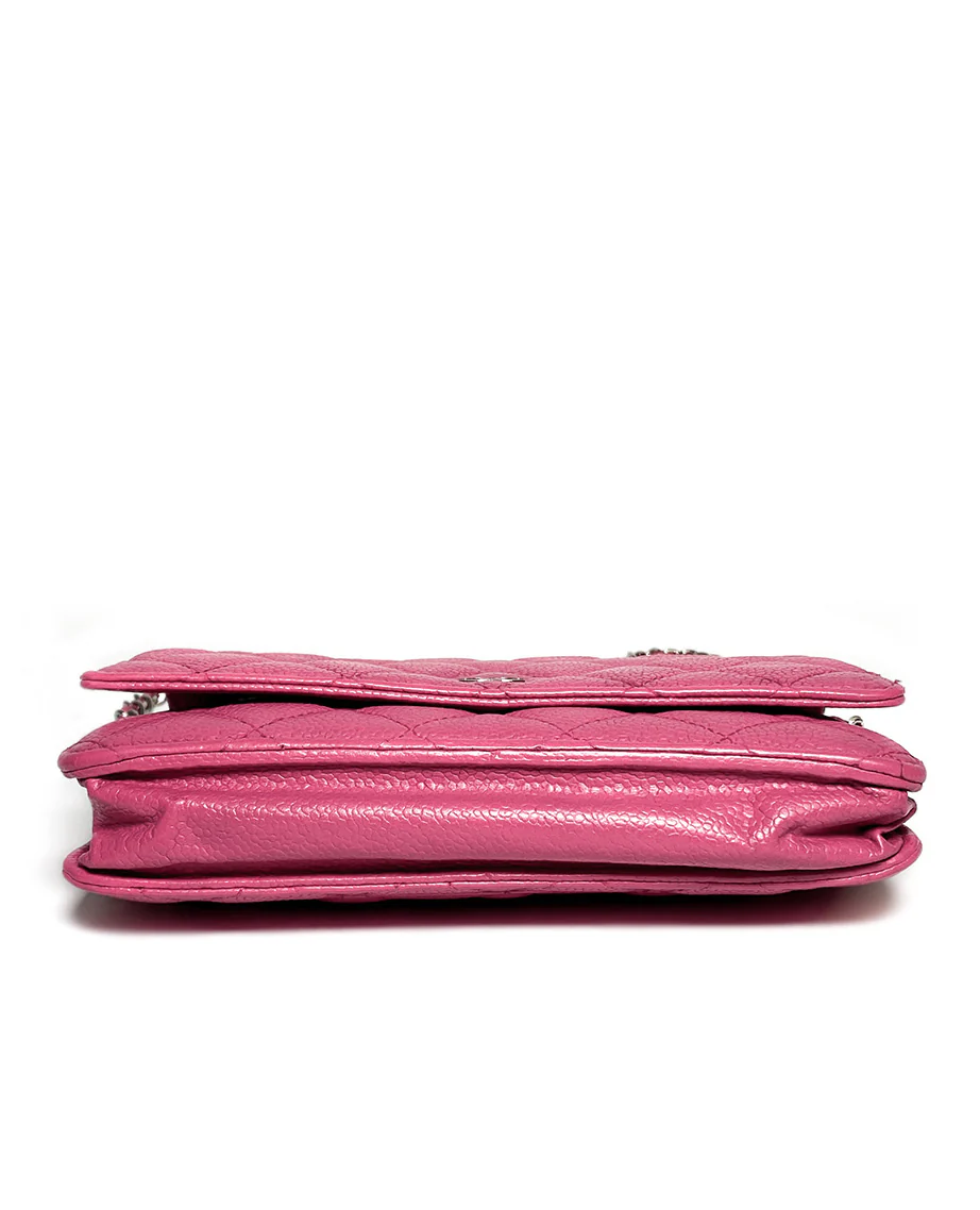 Chanel Caviar Timeless WOC Pink SHW - Image 6