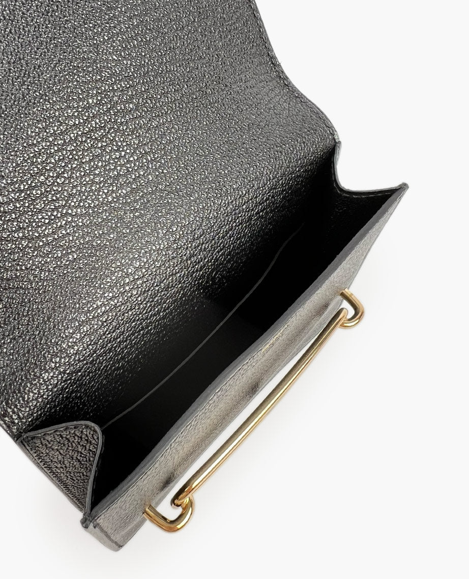 Hermès Roulis Slim Wallet Belt Bag Black GHW - Image 5